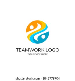 abstraktes Teamlogo für abstrakte kreative Menschen