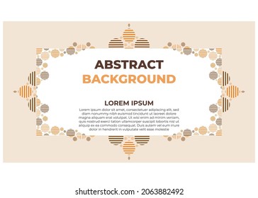 abstract flat design background template design
