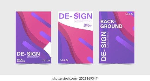 Abstract flat design banner background templates