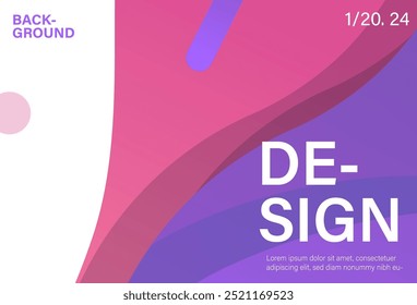 Abstract flat design banner background templates