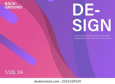Abstrakte flache Design-Banner-Hintergrundvorlagen