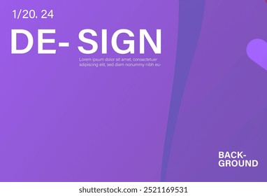 Abstract flat design banner background templates