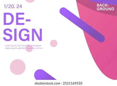 Abstrakte flache Design-Banner-Hintergrundvorlagen