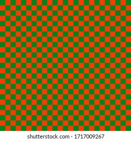 Abstract flat design checkered purple and yellow color, small square chequered pattern geometry cool background textures 