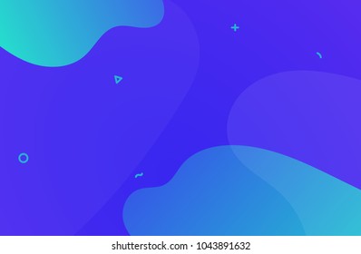 abstract flat design gradient background vector