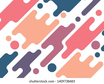 Abstract flat design vector background.