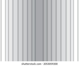 Abstract flat design vector background of sheets of white papers. Trendy graphic background.