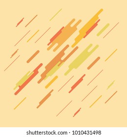Abstract flat dynamic background design. Vector illustration