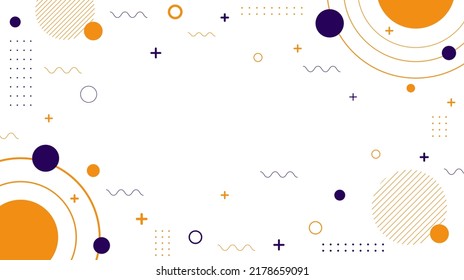 Abstract flat geometric background. Colorful geometric shape element design. Vector illustration