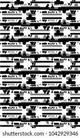 Abstract flat geometric pattern. Can be used for wallpaper, pattern fills, textile, web page background, surface textures, Image for advertising booklets, banners.