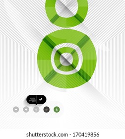 Abstract flat geometric shape background for infographics | business background | banners | business techno icon