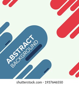 Abstract flat geometric shapes background