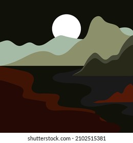 Abstract flat illustrations for your business