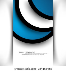 abstract flat layout material leaflet background