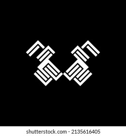 abstract flat line dynamic corporate