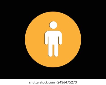 Abstract flat logos template Logo with a human shape and a star Abstract logo with human silhouettes Abstract logo man icon People idea logo vector design silhouette