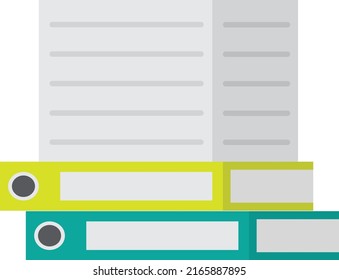 Abstract Flat Minimal Designed Icon Of documentation 