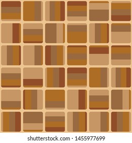 Abstract flat retro seamless pattern with rectangles. Timeless simple vector ornament for textile, wrapping paper, prints, fabric, wallpaper, web etc.