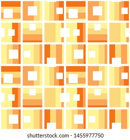 Abstract flat retro seamless pattern with rectangles. Timeless simple vector ornament for textile, wrapping paper, prints, fabric, wallpaper, web etc.