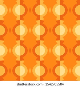 Abstract flat seamless pattern with candy chains. Timeless simple vector pattern for textile, prints, fabric, wallpaper, wrapping paper, web etc.