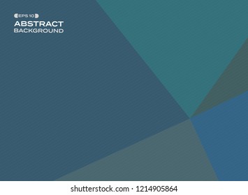 Abstract of flat simple blue color pattern background, vector eps10