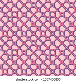 Abstract flat stones, hand drawn ethnic pattern. Vector retro ornament for textile, prints, wallpaper, wrapping paper, web etc.
