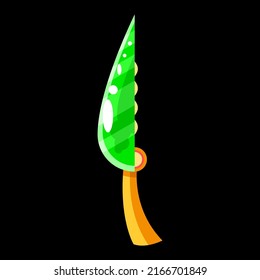 Abstract Flat Sword Blade Weapon War Logo Vector Design Style Icon Symbol Sign For Games