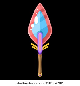 Abstract Flat Sword Blade Weapon War Logo Vector Design Style Icon Symbol Sign For Games