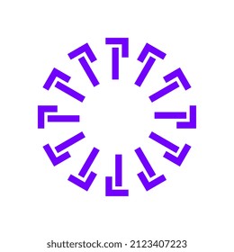 abstract flat symbol tech modern 