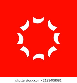 abstract flat symbol tech modern 