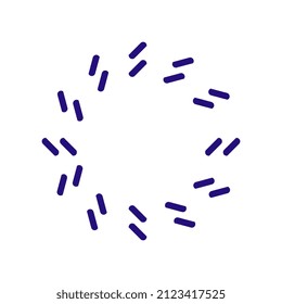 tecnología de símbolo plano abstracto moderna 