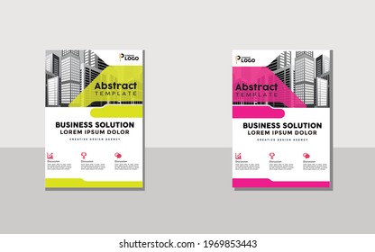Abstract flayer design template 2021 new design