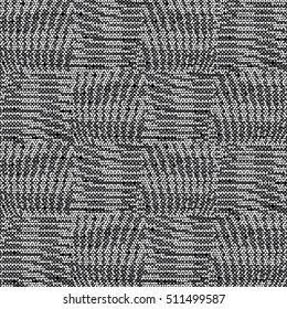 Abstract flecked dots check motif. Seamless pattern.