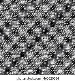 Abstract flecked glitch strokes textured background. Seamless pattern.