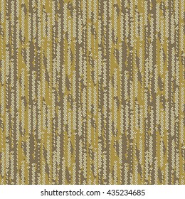 Abstract flecked striped camouflage. Seamless pattern.