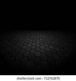 abstract floor perspective black texture background