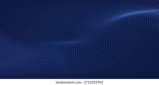 Abstrakter Hintergrund aus Bodentechnologie mit blauem LED-Licht. Technisches Metaverse-Konzept.  Vektorgrafik eps 10