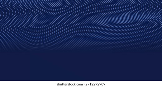 Abstrakter Hintergrund aus Bodentechnologie mit blauem LED-Licht. Technisches Metaverse-Konzept. 