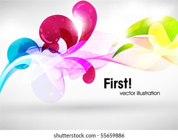abstract flora background