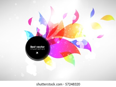 abstract flora background