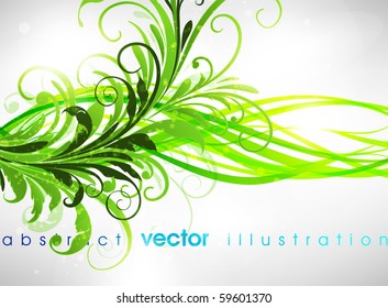 abstract flora background