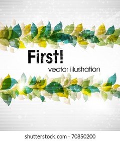 abstract flora background