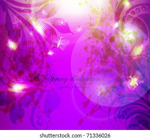 abstrakter floraler Hintergrund