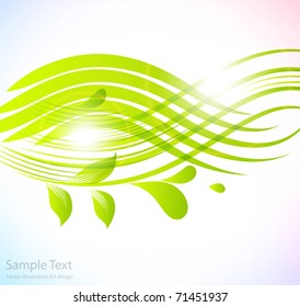 abstract flora background