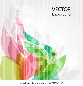 abstract flora background