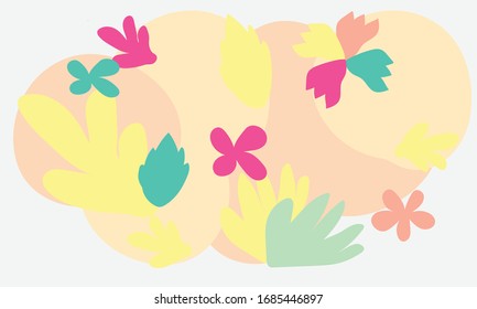 Abstract flora  background design for art and print  vector eps.10