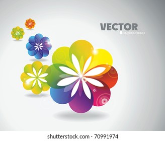 abstract flora background eps10