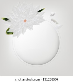 Abstract flora background. Vector illustration