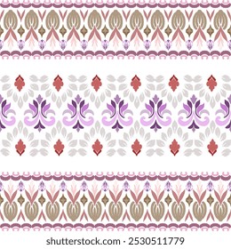 Abstract flora, Geometric Ethnic traditional seamless, Navajo Native American Indian, tribal, traditional, 

