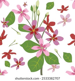 Abstract flora, Geometric Ethnic traditional seamless, 
Navajo Native American Indian, tribal, traditional, 

